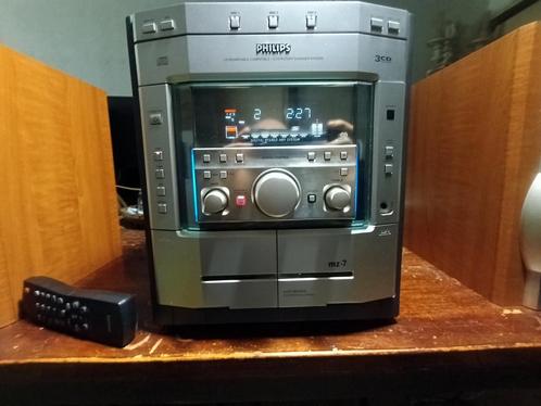 Philips M7 HiFi set + Active woofer incredible Surround., Audio, Tv en Foto, Stereo-sets, Zo goed als nieuw, Cassettedeck, Cd-speler