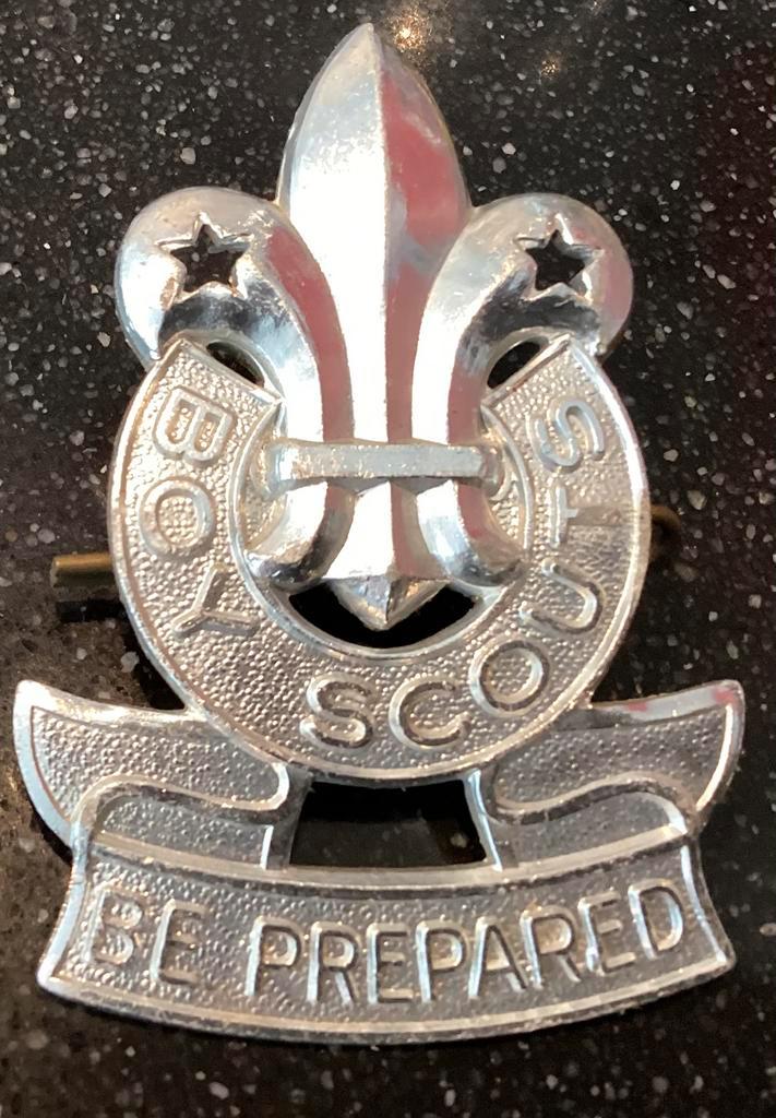 1960’s metalen Boy Scouts Badge,USA ,Speld,mooi!, Verzamelen, Scouting, Zo goed als nieuw, Embleem, Speld of Insigne, Ophalen of Verzenden