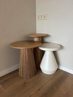 Bijzettafels kwantum, Japandi, Minder dan 55 cm, Rond, Zo goed als nieuw
