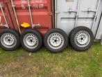 Set van 4 Winterbanden met Velgen Dunlop - 215/65/16, Ophalen, Gebruikt