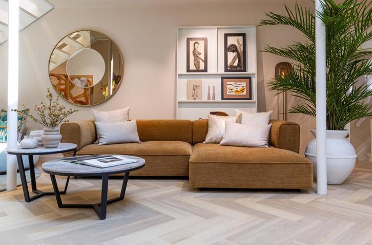 Prachtige Wendelbo design bank, Huis en Inrichting, Banken | Bankstellen, Zo goed als nieuw, Vierpersoons of meer, Ophalen