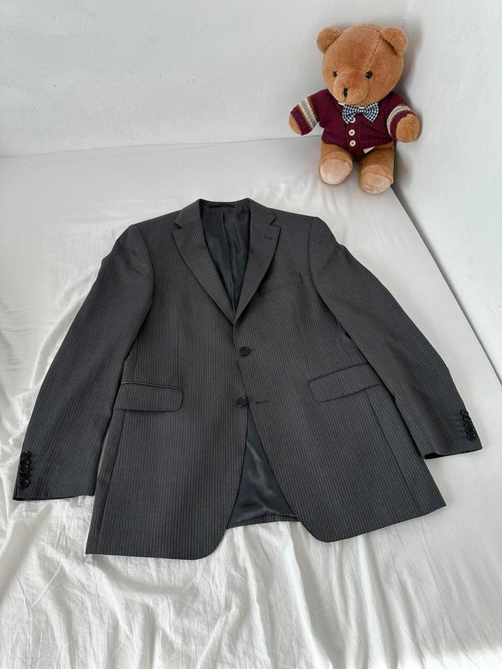 Mooi Tweedelig pak, Kleding | Heren, Kostuums en Colberts, Zo goed als nieuw, Maat 52/54 (L), Grijs, Ophalen of Verzenden