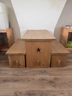Speeltafel of picknicktafel van steigerhout, Huis en Inrichting, Ophalen, Zo goed als nieuw