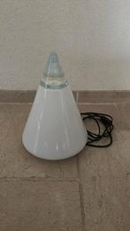 Leucos Tafellamp - Wit Glas, Huis en Inrichting, Lampen | Tafellampen, Ophalen of Verzenden, Zo goed als nieuw, Glas, Minder dan 50 cm