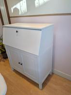 IKEA Hemnes Wit Compact Secretaire Bureau, Ophalen, Zo goed als nieuw, Scandinavisch