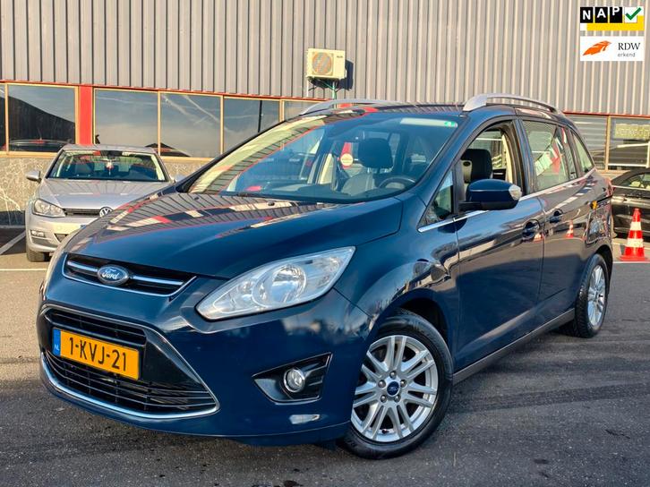 Ford Grand C-Max 1.0 Titanium / 7 PERSOONS / NAP / ZEER NETT, Auto's, Ford, Bedrijf, Te koop, Grand C-Max, ABS, Airbags, Airconditioning