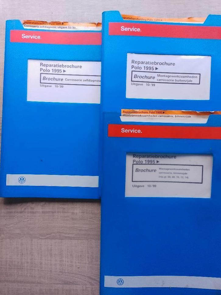 Werkplaatsboeken Vw Polo 6N 6N2 +GTi Montagewerk carrosserie, Boeken, Auto's | Boeken, Gelezen, Volkswagen, Ophalen of Verzenden