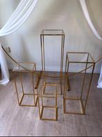 Gouden zuilen display sokkels te koop, Ophalen, Nieuw