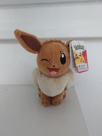 Officiële Pokemon knuffel Eevee, Ophalen of Verzenden, Zo goed als nieuw, Losse kaart