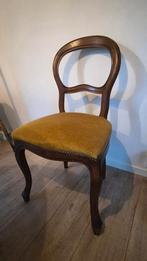 4 Antieke biedermeier stoelen Louis Philippe ca 1900, Ophalen