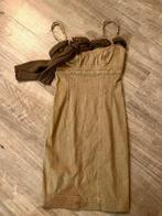 Designer jurk Cop. Copine bandeau dress cocktail jurkje 36 S, Beige, Ophalen of Verzenden, Zo goed als nieuw, Knielengte
