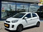 Kia Picanto 1.2 CVVT DynamicLine 5Drs Half Leer Clima Cruise, Voorwielaandrijving, Euro 5, Gebruikt, Zwart