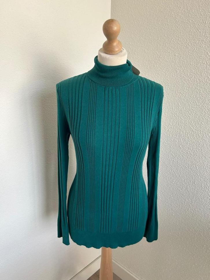 King Louie maat XL groene rolkraag trui NIEUW 2247, Kleding | Dames, Truien en Vesten, Nieuw, Maat 46/48 (XL) of groter, Groen