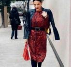 Zara gevlekte rode jurk dierenprint luipaard print Nieuw XL, Kleding | Dames, Zara, Maat 46/48 (XL) of groter, Nieuw, Ophalen of Verzenden