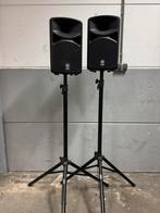 Yamaha stagepas 400I 400BT speakers met statief standaart, Ophalen, Zo goed als nieuw, Minder dan 500 watt