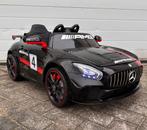 Mercedes-Benz GT4 AMG 12v zwart RC / AUX / LEED/ RUBBERBAND, Kinderen en Baby's, Nieuw, Ophalen of Verzenden