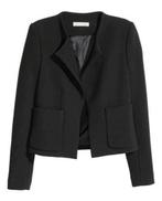 H&M korte klassieke blazer met revers zwart maat M 38, Kleding | Dames, Jasjes, Kostuums en Pakken, Jasje, Maat 38/40 (M), H&M