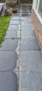 Tuintegels natuursteen 60x60 - 110 stuks (40m2), Tuin en Terras, Tegels en Klinkers, Ophalen, Gebruikt, Beton, Terrastegels