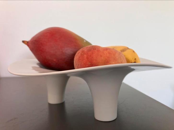 Willem Noyons: Kandelaar /Fruitschaal, Antiek en Kunst, Kunst | Designobjecten, Ophalen of Verzenden