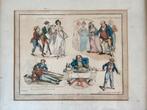 Handgekleurde ets uit 1822, Henry Alken (1785-1851), Songs, Ophalen of Verzenden