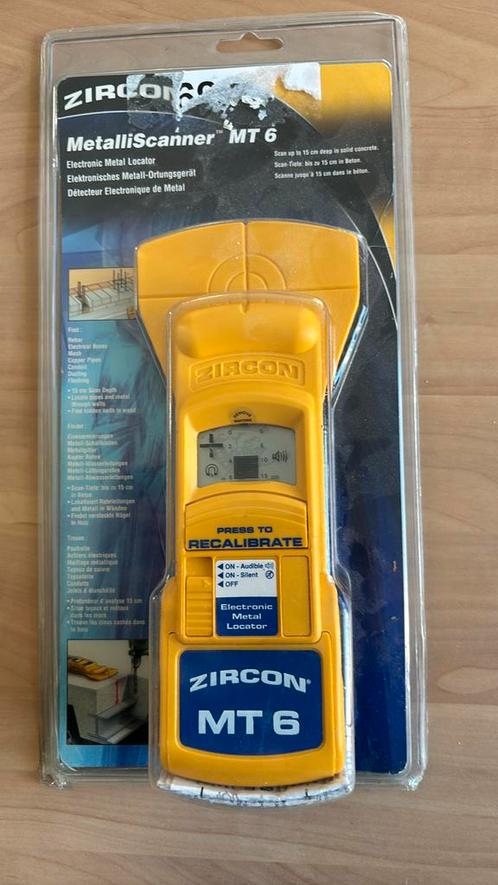 Zircon mt 6 metaalscanner, Doe-het-zelf en Verbouw, Meetapparatuur, Nieuw, Overige meters, Ophalen of Verzenden