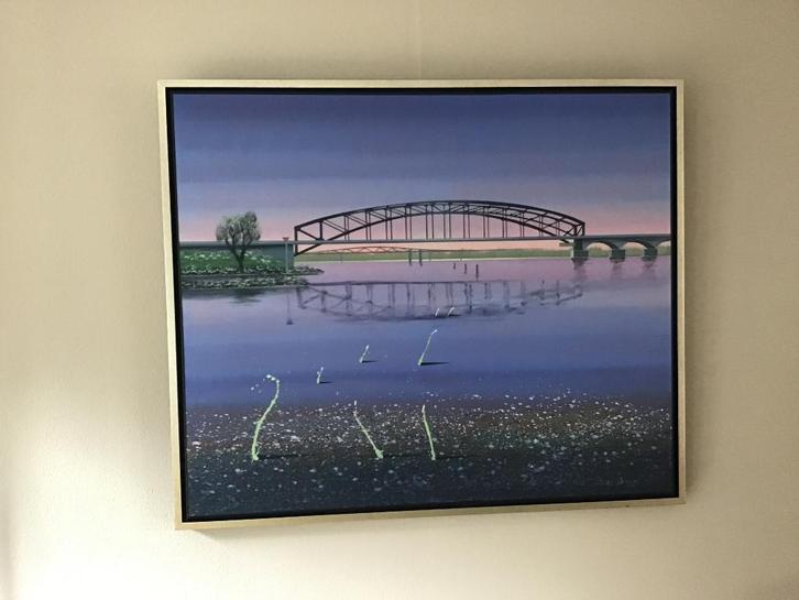 Schilderij Willem de Vries 100 x 120 cm, Antiek en Kunst, Kunst | Schilderijen | Modern, Ophalen