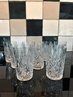 Antieke waterglazen en waterkan van Val saint Lambert Belgie, Antiek en Kunst, Antiek | Glas en Kristal, Ophalen of Verzenden