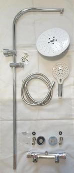 Regendoucheset GRB Time Thermostatisch anti-kalk Chroom, Ophalen, Zo goed als nieuw, Chroom, Douche