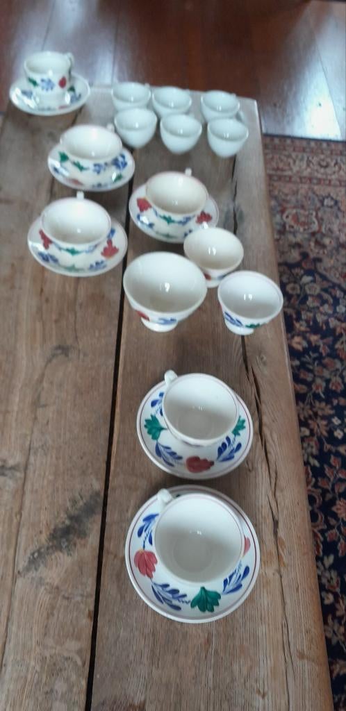 Boerenbont Petrus Regout, Societe Ceramigue, Boch., Antiek en Kunst, Antiek | Servies los, Ophalen of Verzenden