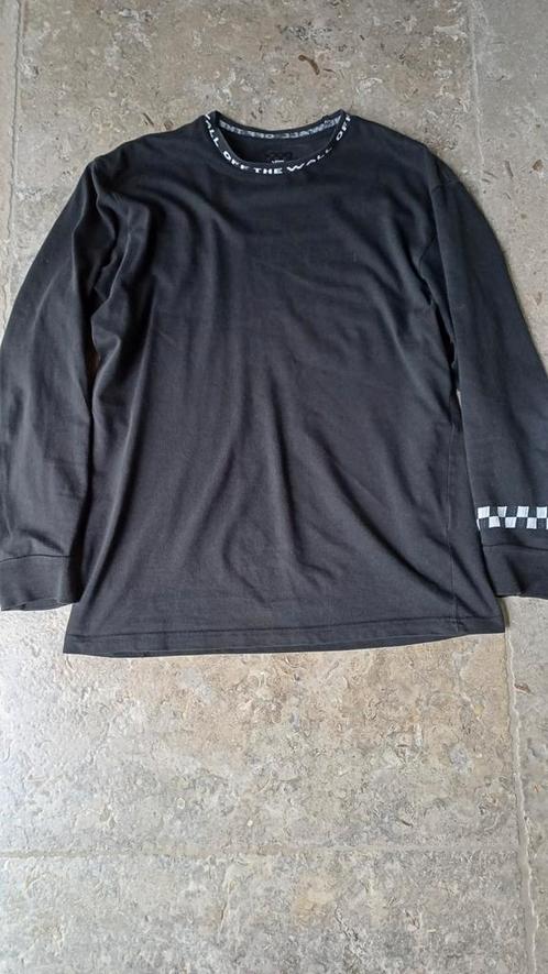 Vans of the Wall Longsleeve, Kleding | Heren, T-shirts, Zo goed als nieuw, Maat 48/50 (M), Zwart, Ophalen of Verzenden