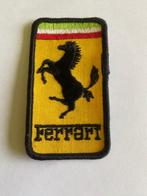 Vintage jaren 60 ferrari stoffen embleem, patch, Verzenden, Nieuw, Auto's