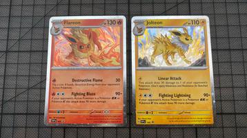 Eeveelution setje van 2 promo kaarten beschikbaar voor biedingen
