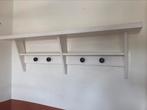 Wandplankje met metalen knopjes, Huis en Inrichting, Woonaccessoires | Kapstokken, Gebruikt, Minder dan 100 cm, Hout, Ophalen