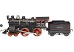 Grote BING 2B opwindlocomotief met tender uit 1907, Antiek en Kunst, Antiek | Speelgoed, Ophalen of Verzenden