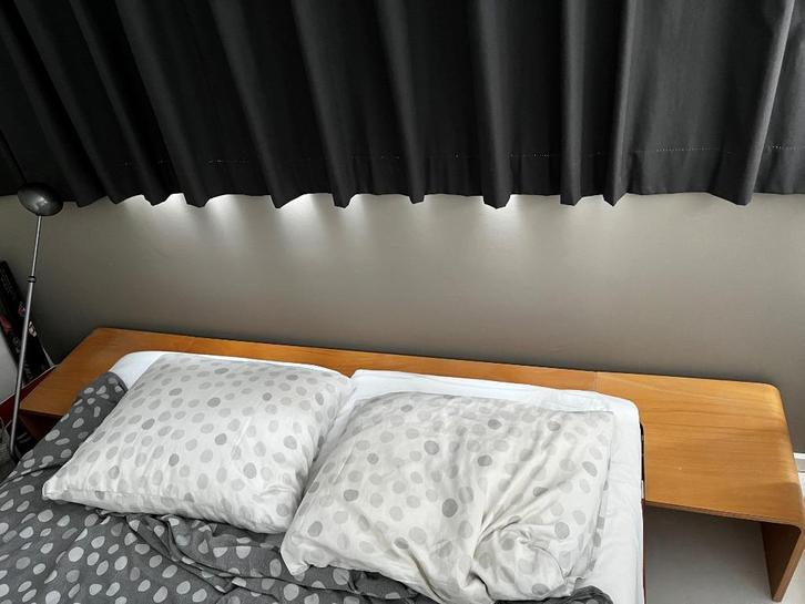 Auping Auronde 1000 Element (hoofdeinddeel), Huis en Inrichting, Slaapkamer | Bedden, Gebruikt, Tweepersoons, 160 cm, 200 cm, Hout
