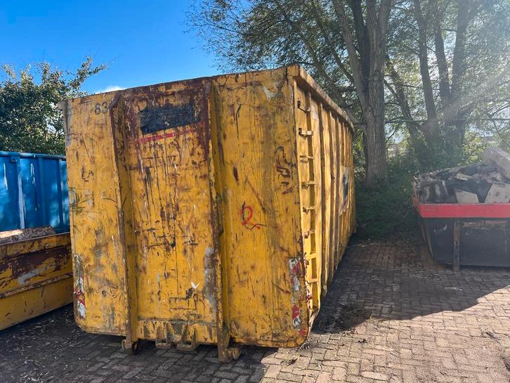 Te koop: 40m3 Afzetcontainer met ketting en kabel, Doe-het-zelf en Verbouw, Containers, Ophalen