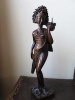 waardevol prachtig vrouw beeld uit coromandel hout gesneden, Ophalen of Verzenden