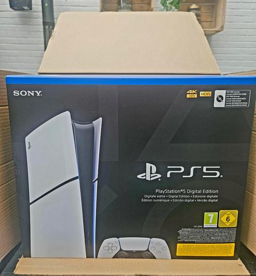 PS5 Slim Digital Edition - Nieuw & Gesealed!, Spelcomputers en Games, Spelcomputers | Sony PlayStation 5, Nieuw, Playstation 5 Digital
