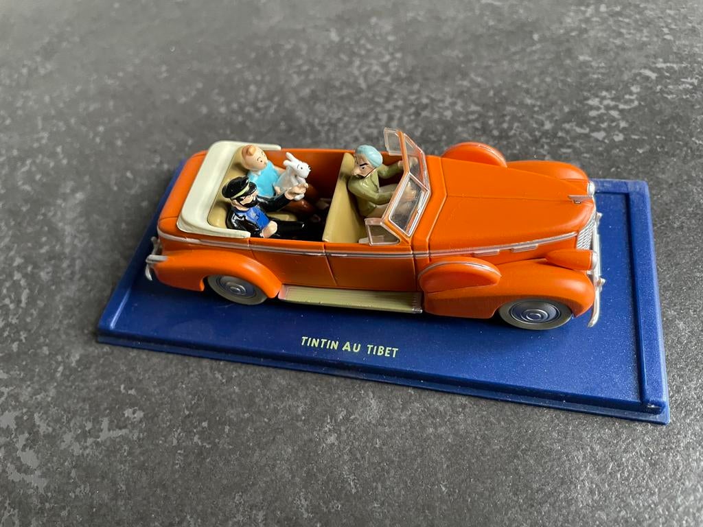 Kuifje tin tin auto, Hobby en Vrije tijd, Modelauto's | 1:43, Ophalen of Verzenden, Zo goed als nieuw, Auto, Overige merken