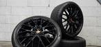 21" Porsche Panamera 971 Sport design velgen zomerbanden, Gebruikt, 275 mm, Banden en Velgen, V