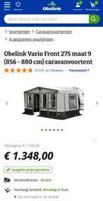 Obelink vario front voortent maat 9, voortentluif en erker, Ophalen, Zo goed als nieuw, Tot en met 4