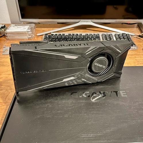 Gigabyte 2080ti 11GB Turbo Edition GPU / 2080 TI 11g, Computers en Software, Videokaarten, Gebruikt, Nvidia, PCI-Express 3.0, GDDR5