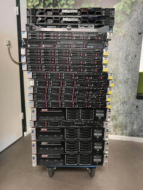 Partij servers en switches – Dell EMC, HP ProLiant, ProCurve, Computers en Software, Servers, Zo goed als nieuw, 2 tot 3 Ghz, Ophalen