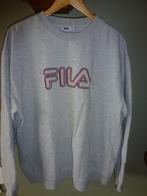 Fila grijze met rood blauwe letters mooie staat trui mt XXL, Gedragen, Grijs, Ophalen of Verzenden, Fila