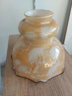 Oude lampenkap, Gebruikt, Ophalen of Verzenden, Crème, Minder dan 25 cm