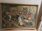 Boerenbruiloft Replica - Pieter Bruegel de Oude, Antiek en Kunst, Ophalen of Verzenden