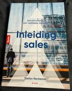 NIEUW Inleiding sales ISBN 9789024424849, Boeken, Ophalen of Verzenden, Nieuw, Economie en Marketing, Stefan Renkema