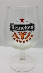 Heineken Bierglas Tarwebok op voet, Heineken, Glas of Glazen, Zo goed als nieuw, Verzenden