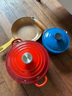 Le creuset, Huis en Inrichting, Keuken | Potten en Pannen, Ophalen, Zo goed als nieuw, Gietijzer