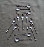 12 zilveren advocaatlepels, mokkalepels, likeurlepeltjes, Antiek en Kunst, Verzenden, Zilver